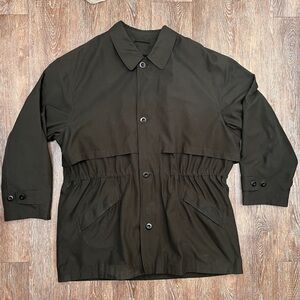 Bill Blass Menswear Convertible Coat - Full Zip Removable Wool Liner